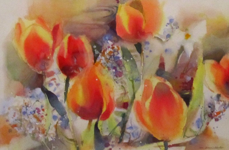 Carré des tulipes, oeuvre de Daniel  Kirchhofer