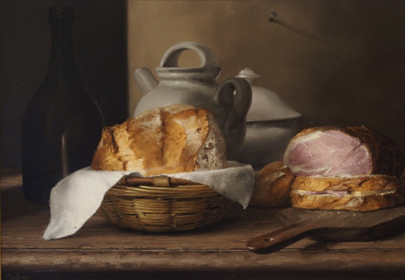 Jambonneau et pain, Denis  Malfroy