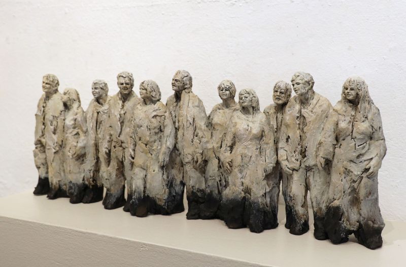 Face à la mer, oeuvre de Frank  Girard