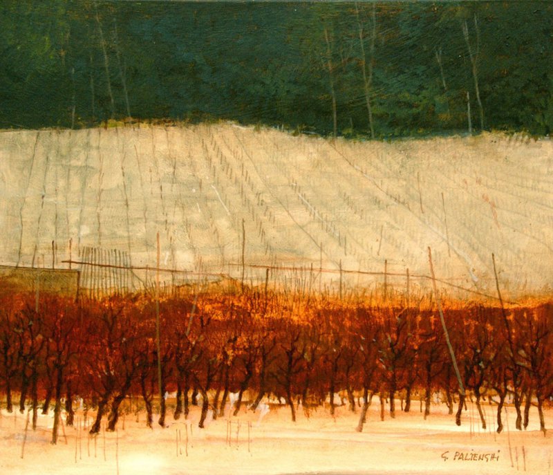 Hiver dans les vignes, Guerino  Paltenghi