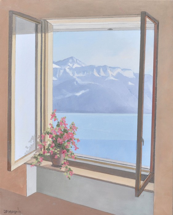 Vue de mon atelier, Jean-Pierre  Magnin