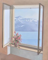 Vue de mon atelier, Jean-Pierre  Magnin