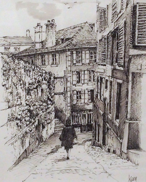 Ruelle du Flon, quartier du Flon, Koen  De Weerdt