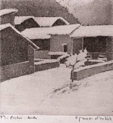 Salquenen en hiver 3, Marie  Escher-Lude