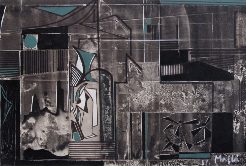 Abstrait 1951, Walter  Mafli