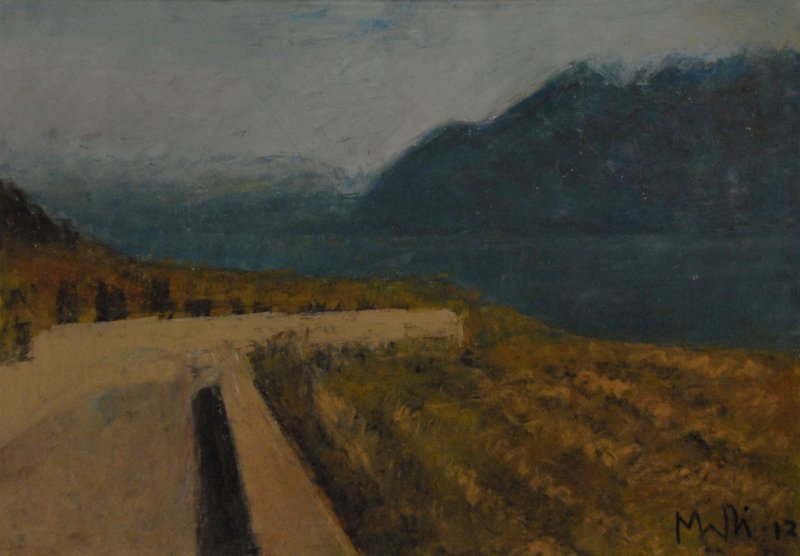 Chemin en Lavaux II, Walter  Mafli