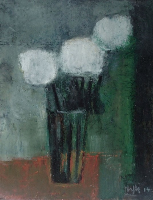 Vase aux 3 fleurs, Walter  Mafli