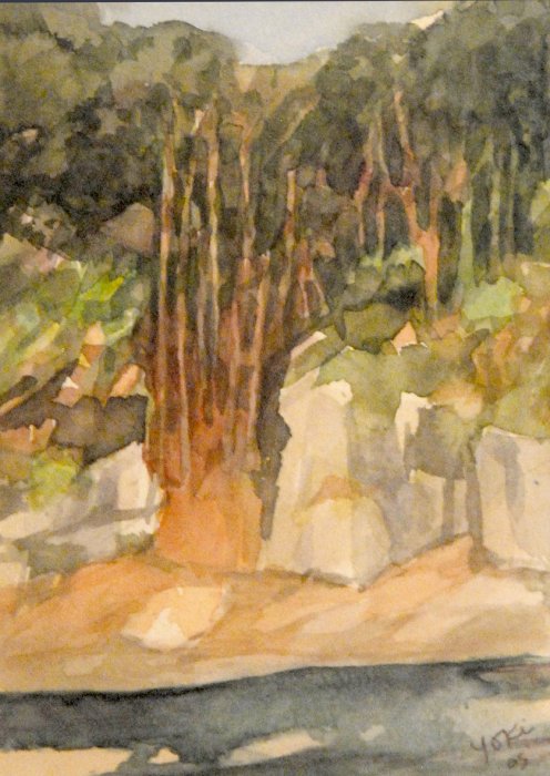 Rochers sariniens, Yoki