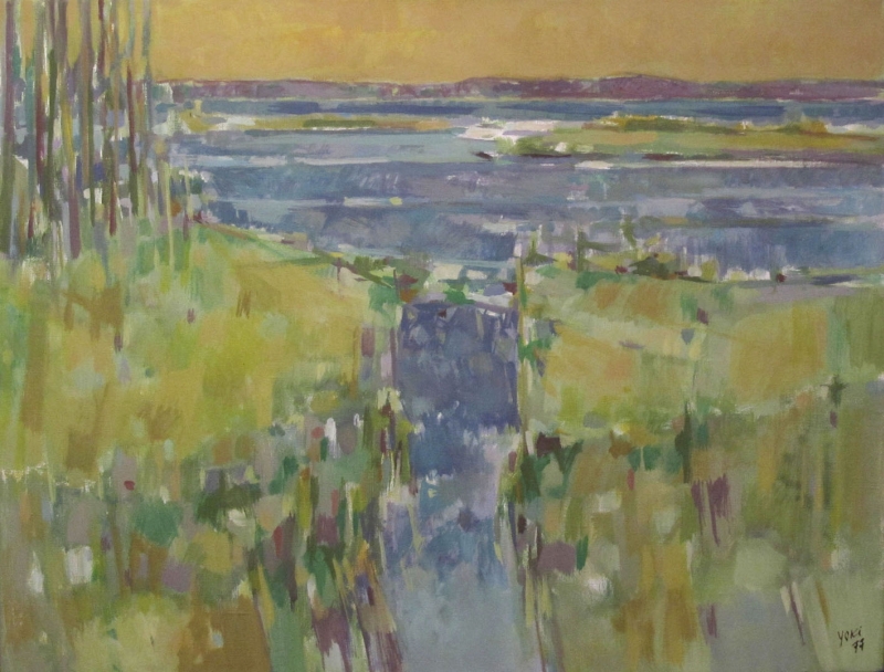 Reflets bleu et jaune, Yoki